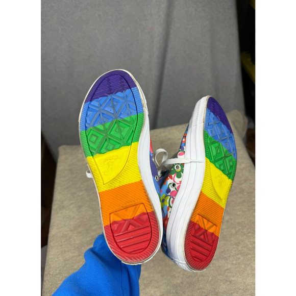 Converse Mens Size 5.5 Womens Size 7.5 Chuck Taylor All Star High Pride Sneaker - Picture 2 of 8